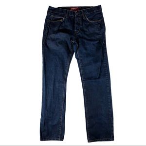 Slim Tapered Dark Wash Jeans Denim 32 X 30